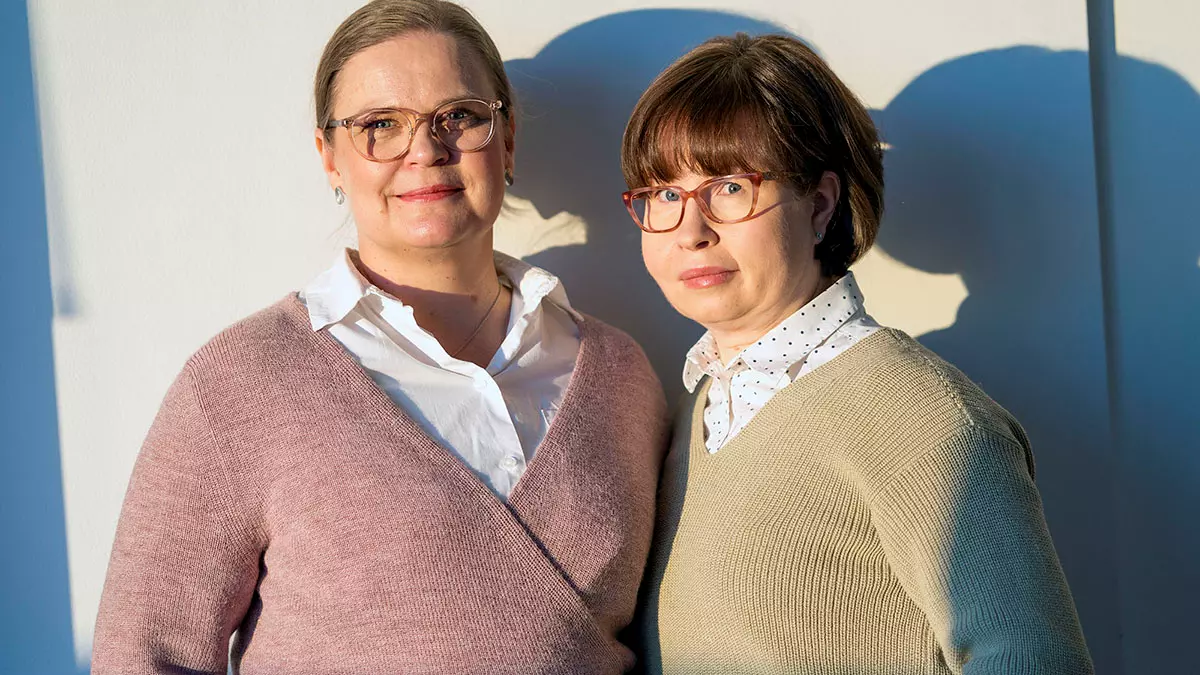 Pia Aulaskoski ja Kirsi Mäkelä