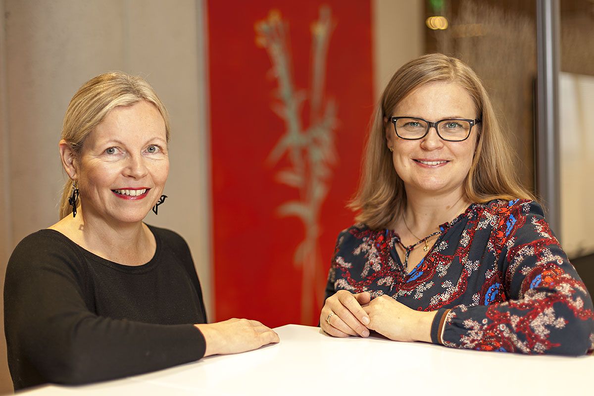 Liisamari Krüger ja Kirsi Mäkelä