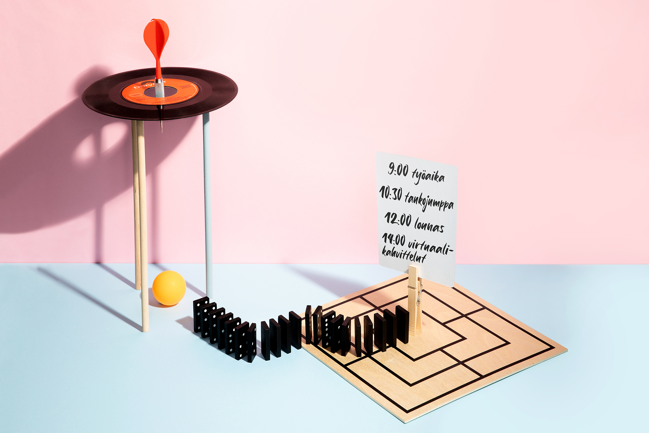 Kuvituskuva etätöistä