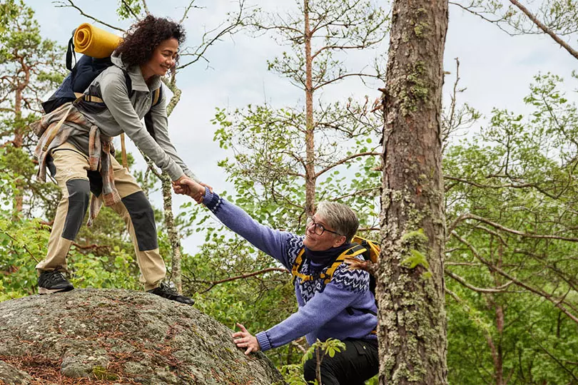 Yhteistyötä kalliolla