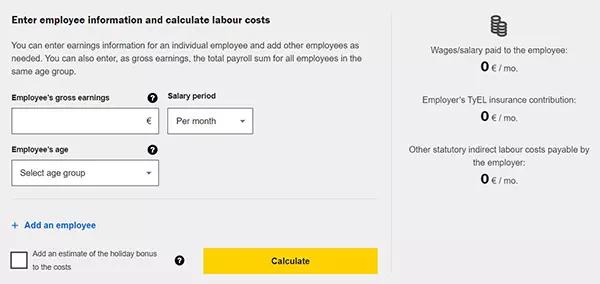 Elo's wage calculator