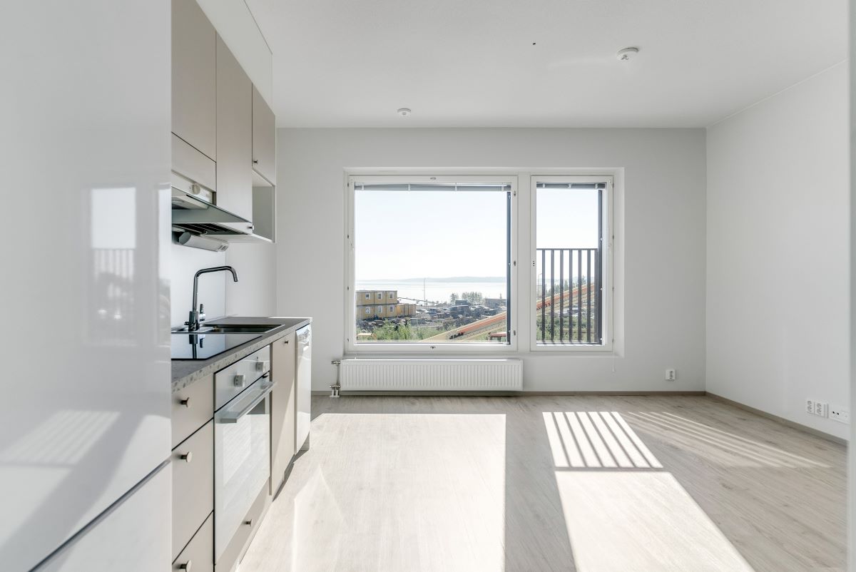 Ikkunanäkymä asunnosta Tampereelta